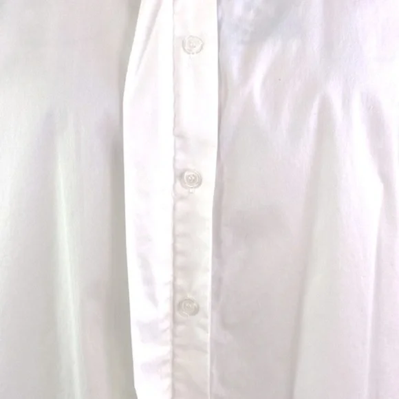 Marled Bell Sleeve White Blouse - Picture 5 of 10